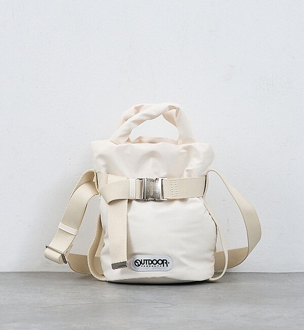 NOMINE「【OUTDOOR PRODUCTS】2way Belt Tote(SS) ベルト」|トートバッグ|アイボリー