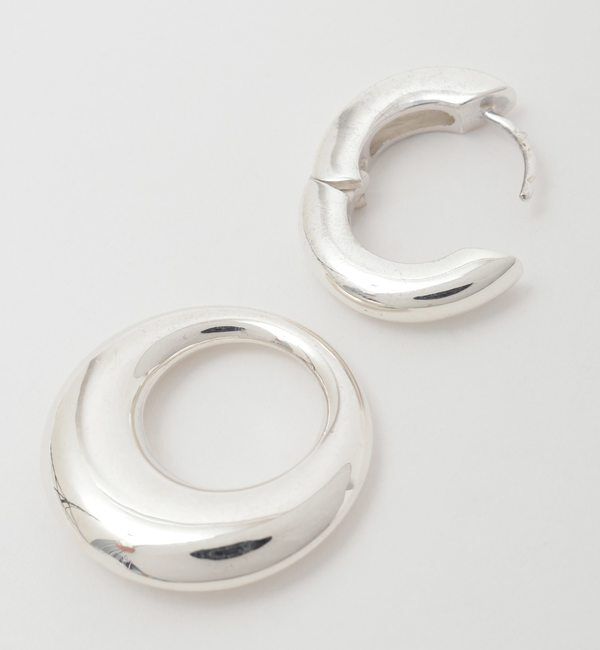 TIARA「【quip queint/クィップクエイント】trive double hoop pierce」|ピアス|