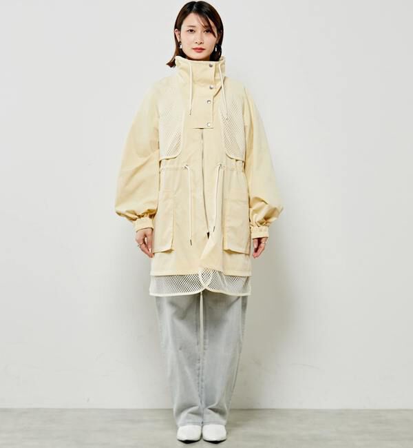 Soffitto「異素材使いマウンテンパーカーコート」|その他|