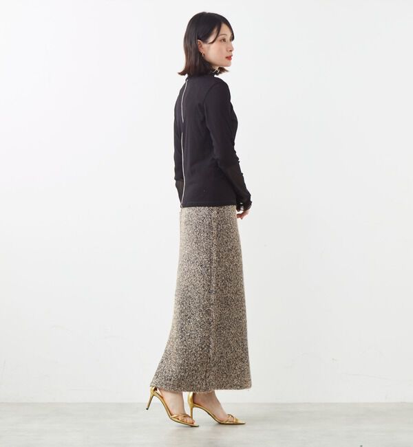 SOFFITTO「袖切替えレイヤードデザインプルオーバー」|Tシャツ・カットソー|