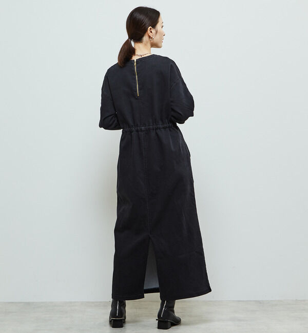 SOFFITTO「ミニ裏毛デニムワンピース」|ワンピース|