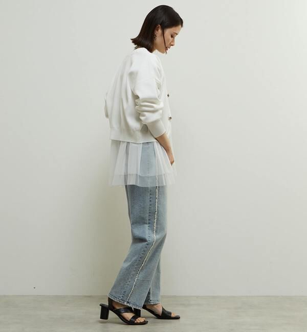 Soffitto「リブ編み前後2WAYニットカーディガン」|カーディガン|