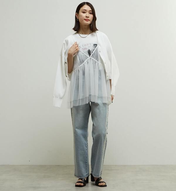 Soffitto「リブ編み前後2WAYニットカーディガン」|カーディガン|