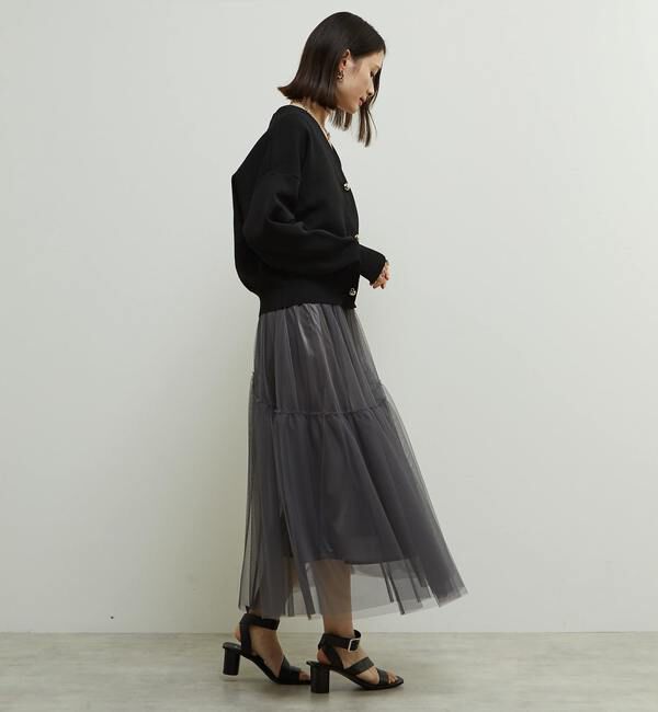 Soffitto「リブ編み前後2WAYニットカーディガン」|カーディガン|