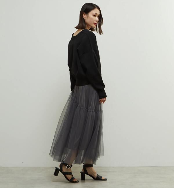 Soffitto「リブ編み前後2WAYニットカーディガン」|カーディガン|