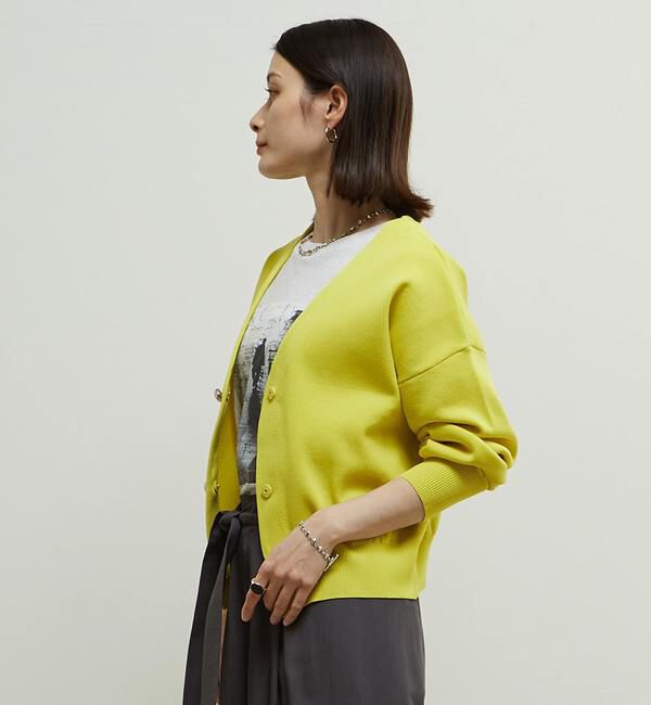 Soffitto「リブ編み前後2WAYニットカーディガン」|カーディガン|