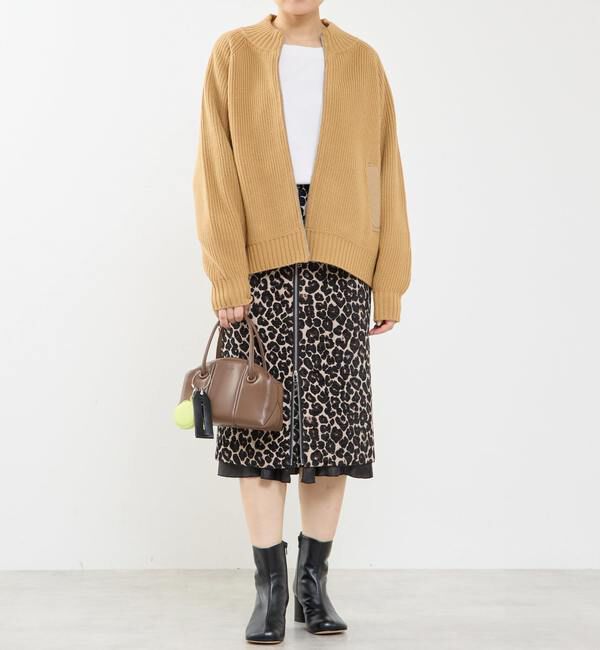 Soffitto「フロントジップミディ丈スカート」|スカート|