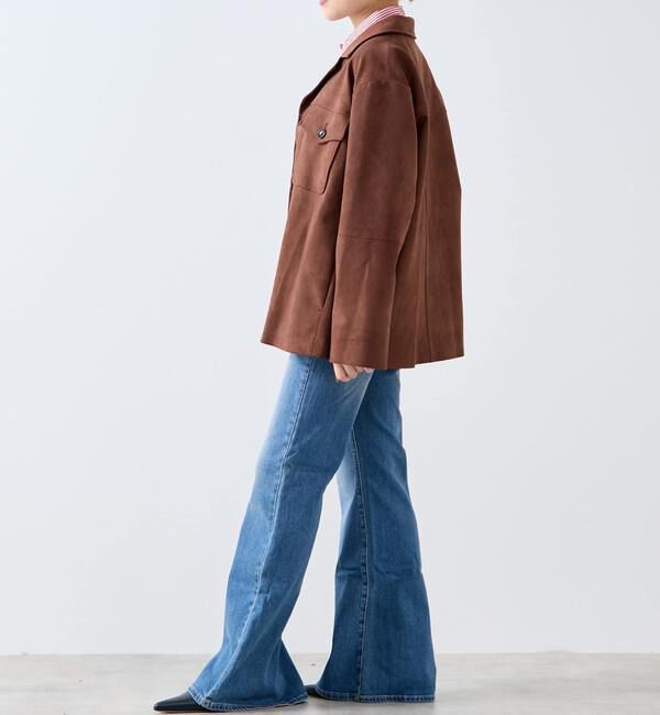 SOFFITTO「スウェード調ブルゾン」|ブルゾン・スタジャン|
