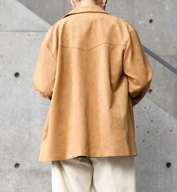 SOFFITTO「スウェード調ブルゾン」|ブルゾン・スタジャン|