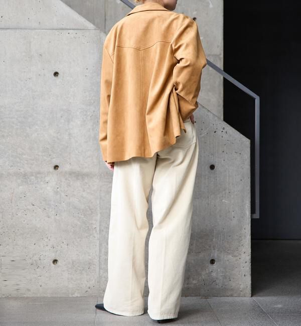 SOFFITTO「スウェード調ブルゾン」|ブルゾン・スタジャン|