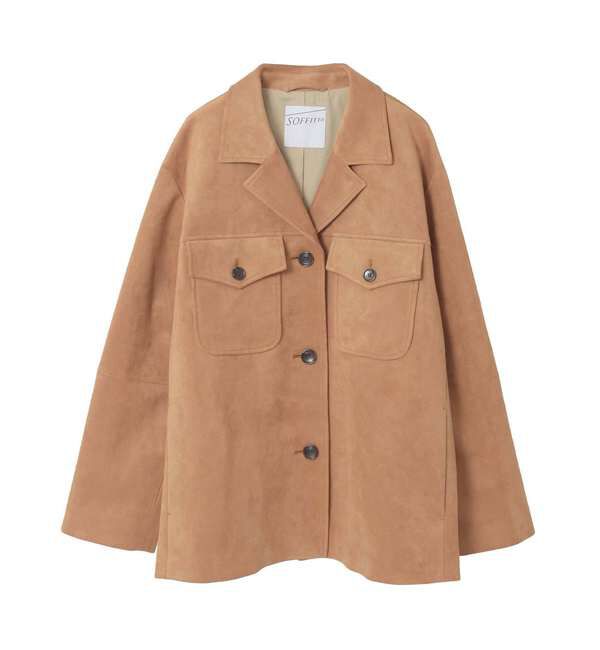 SOFFITTO「スウェード調ブルゾン」|ブルゾン・スタジャン|