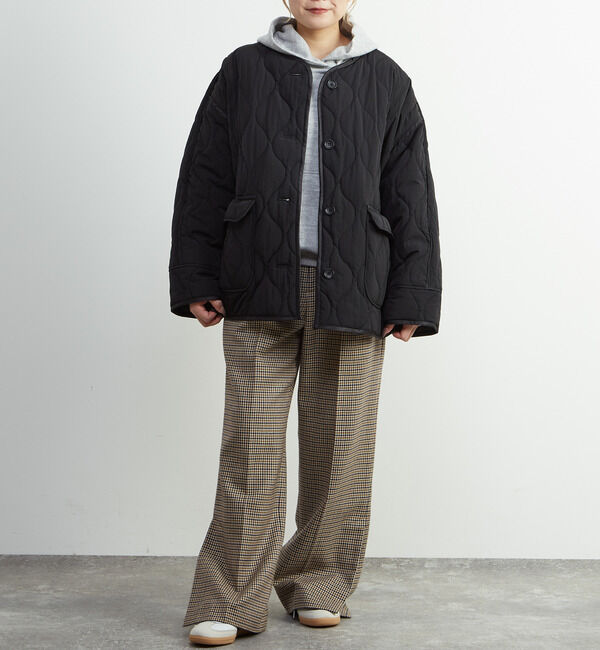 A_「【A_/エース】≪撥水加工≫ナイロンタフタキルティングブルゾン」|ブルゾン・スタジャン|