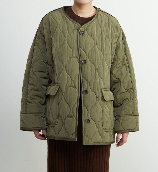 A_「【A_/エース】≪撥水加工≫ナイロンタフタキルティングブルゾン」|ブルゾン・スタジャン|