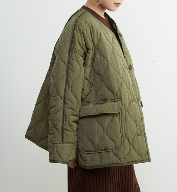 A_「【A_/エース】≪撥水加工≫ナイロンタフタキルティングブルゾン」|ブルゾン・スタジャン|