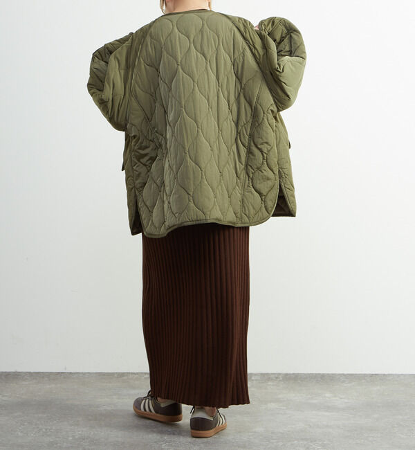 A_「【A_/エース】≪撥水加工≫ナイロンタフタキルティングブルゾン」|ブルゾン・スタジャン|