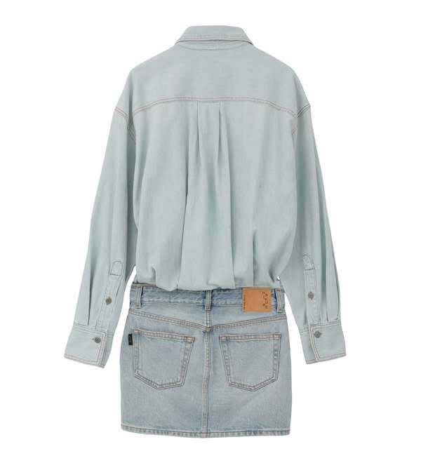 SOFFITTO「【HAIKURE/ハイクル】Tatum Lipari Blue Denim Dress」|チュニック|