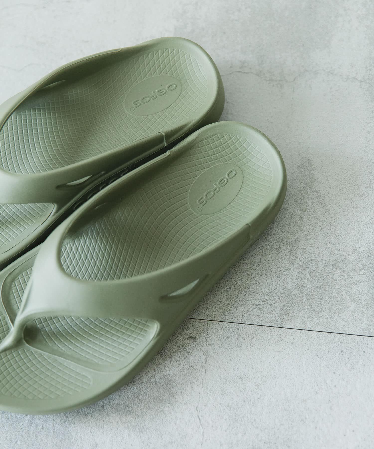 URBAN RESEARCH DOORS「OOFOS　OOriginal」|サンダル|カーキ