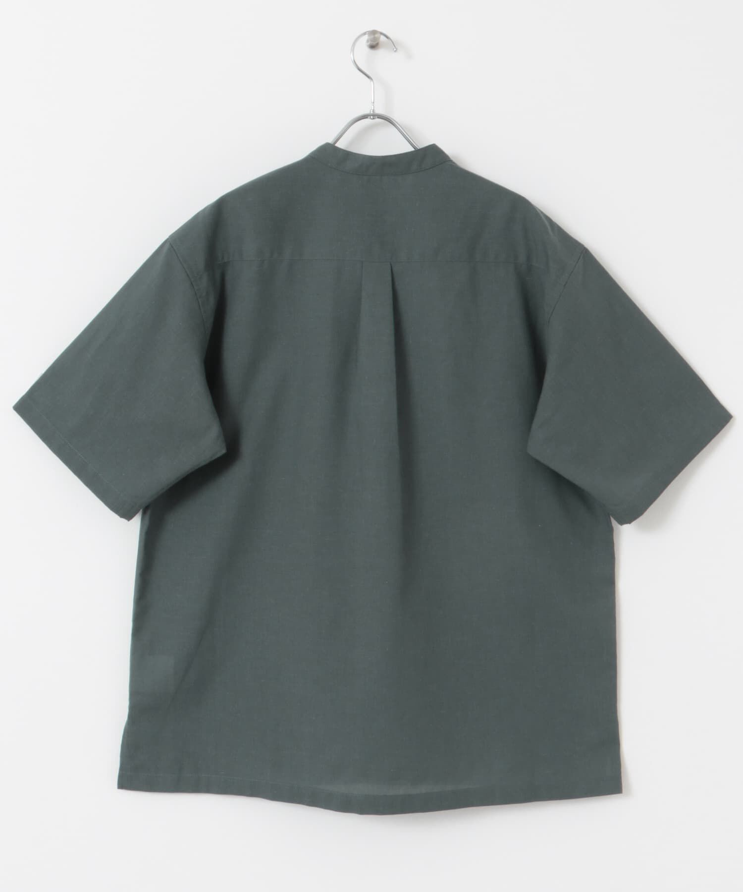 URBAN RESEARCH DOORS「『XLサイズ/WEB限定』『UR TECH 高機能リネン』バンドカラーシャツ」|シャツ・ブラウス|