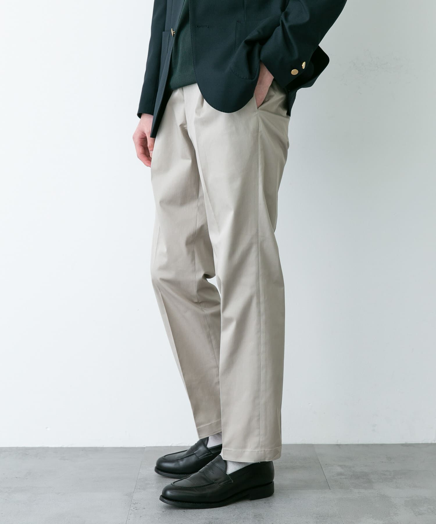 URBAN RESEARCH DOORS「LIFE STYLE TAILOR　ストレッチコットンパンツ」|スラックス|