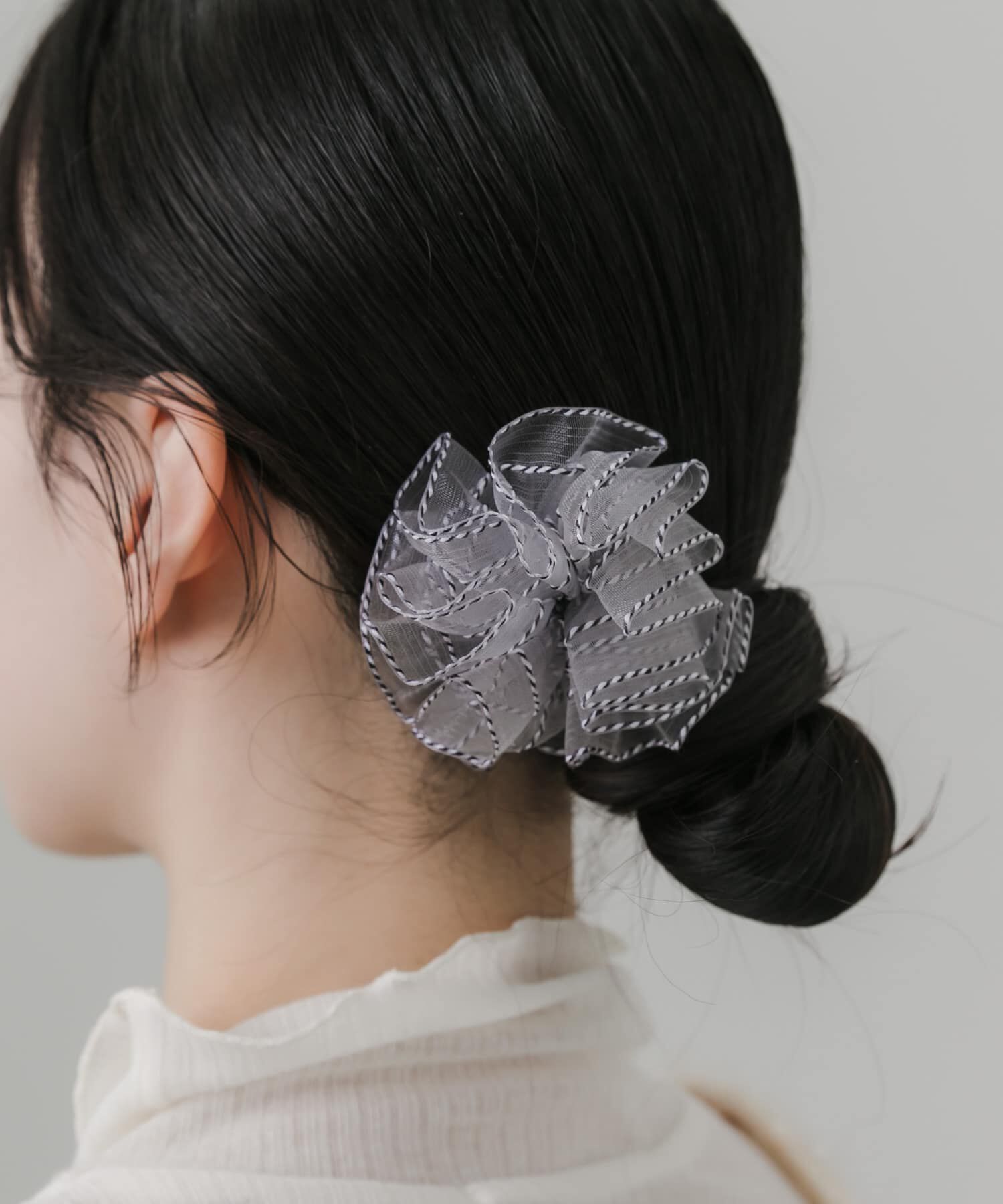 SMELLY「パイピングシフォンフラワーヘアピン」|その他|