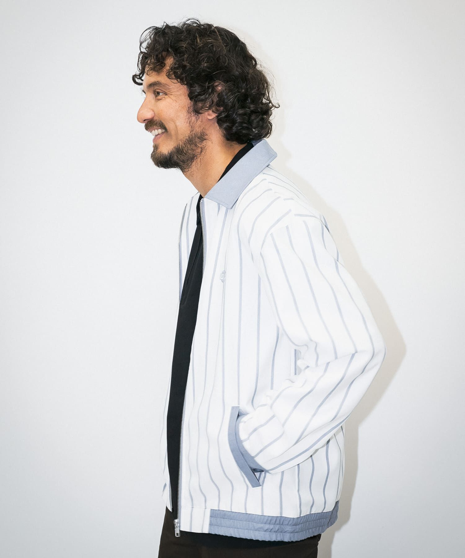 Sonny Label 「OOPS　先染めストライプブルゾン」|ブルゾン・スタジャン|