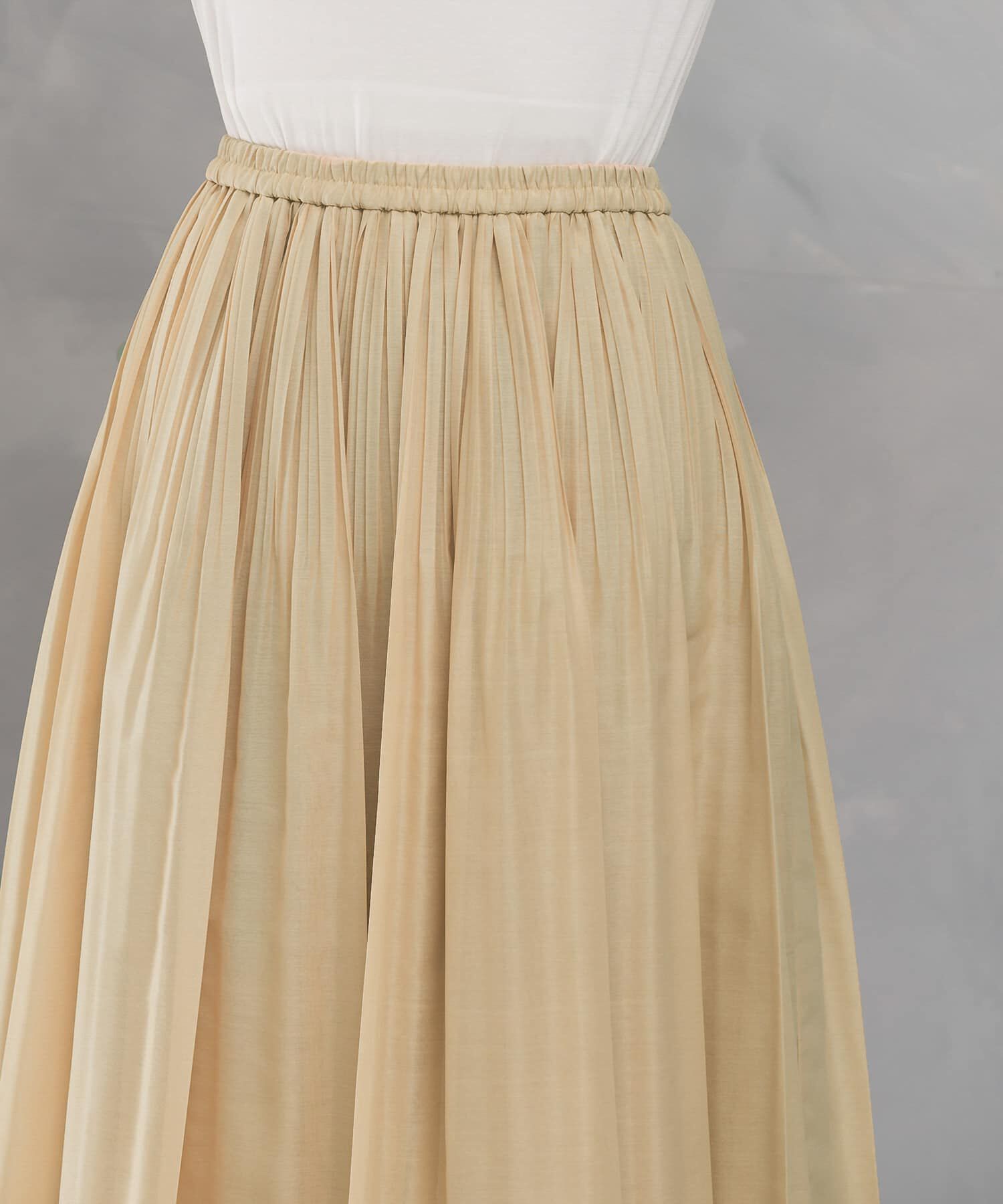 URBAN RESEARCH ROSSO「オーガンジープリーツスカート」|スカート|