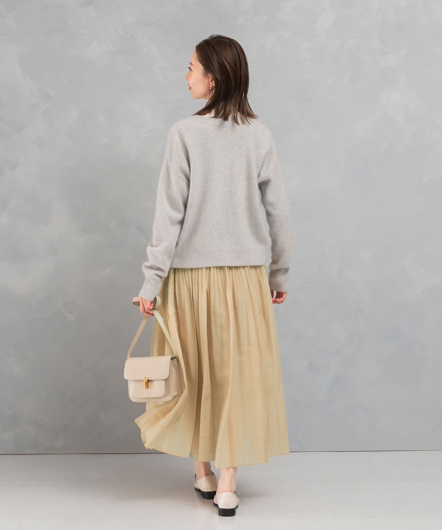 URBAN RESEARCH ROSSO「オーガンジープリーツスカート」|スカート|