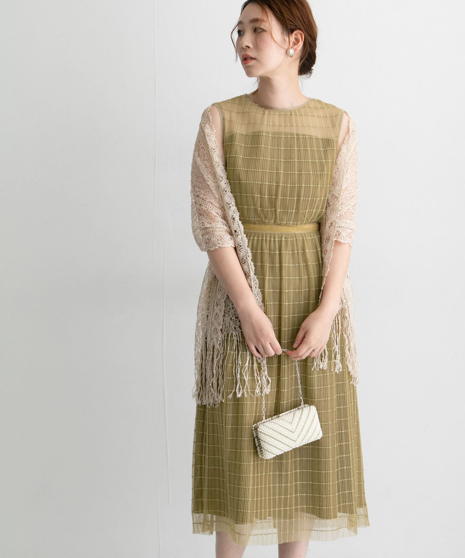 URBAN RESEARCH ROSSO「ボーダーチュールドレス」|ワンピース|