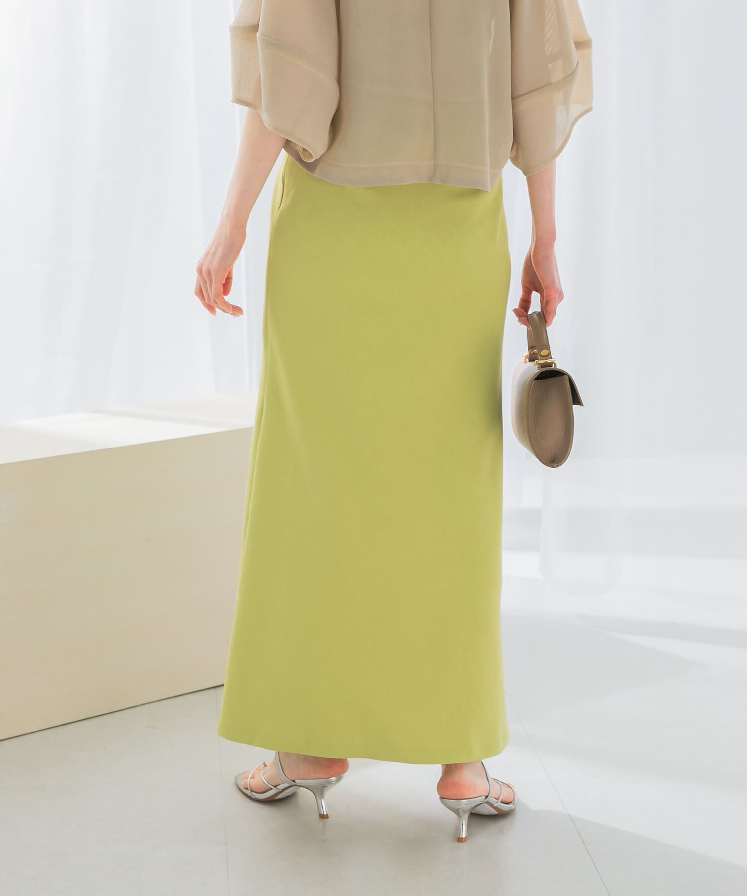 URBAN RESEARCH ROSSO「接触冷感リネン混バイヤススカート」|スカート|