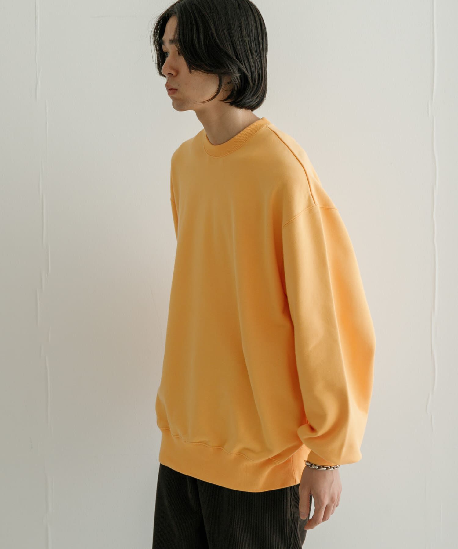URBAN RESEARCH「COMFORT CREWNECK SWEAT」|スウェット・ジャージ|イエロー