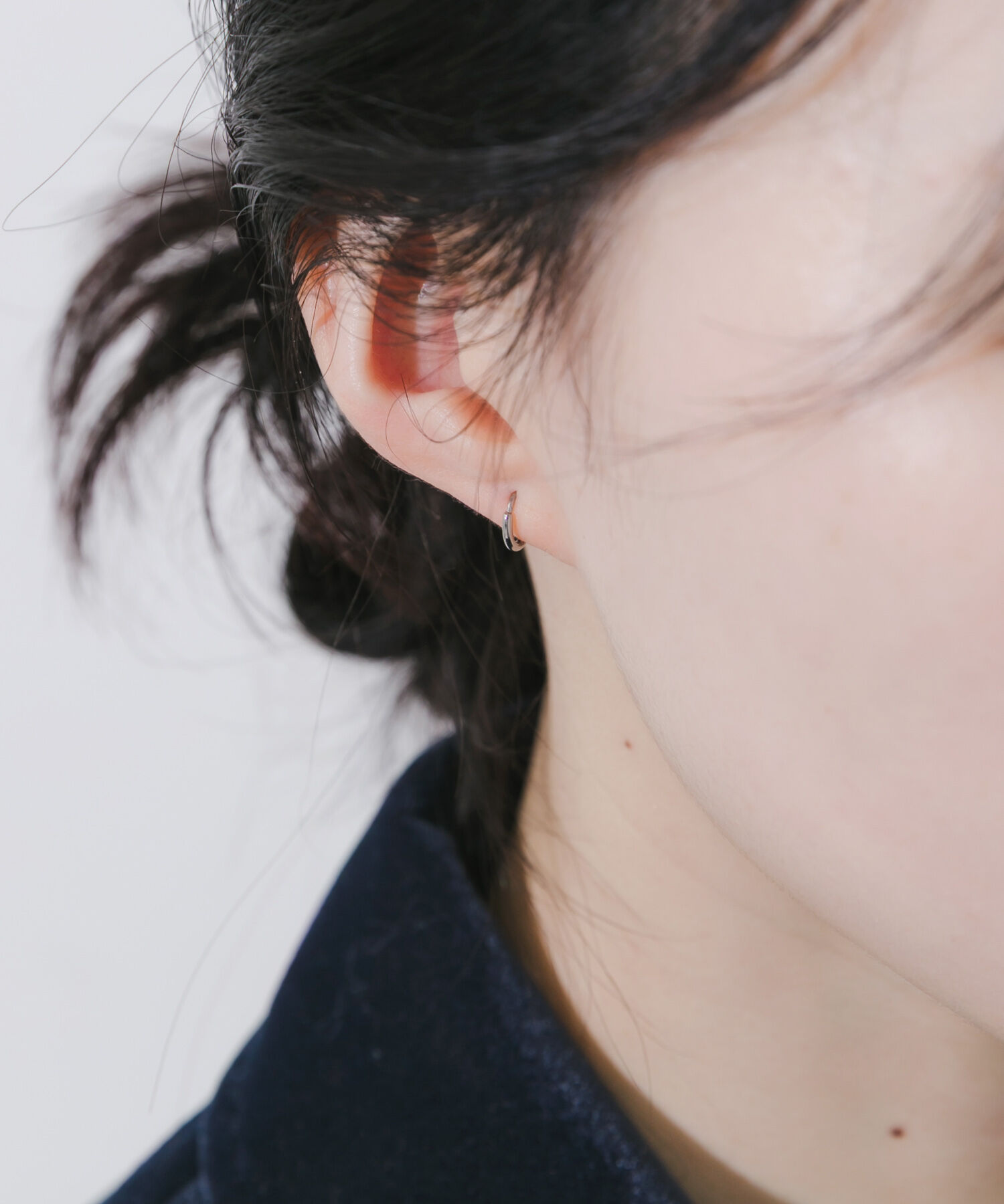 SMELLY「ステンレスミニフープセットピアス」|ピアス|