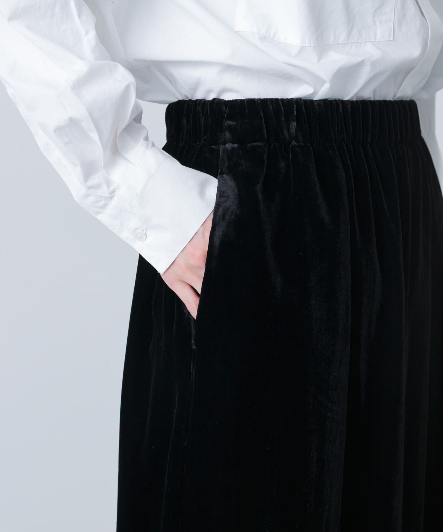 かぐれ「レーヨンシルクベルベットスカート」|スカート|