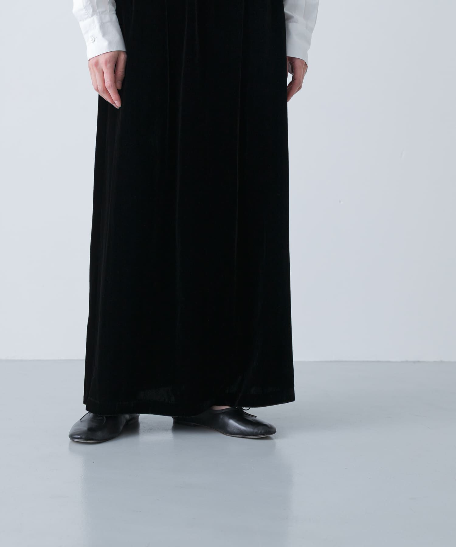 かぐれ「レーヨンシルクベルベットスカート」|スカート|