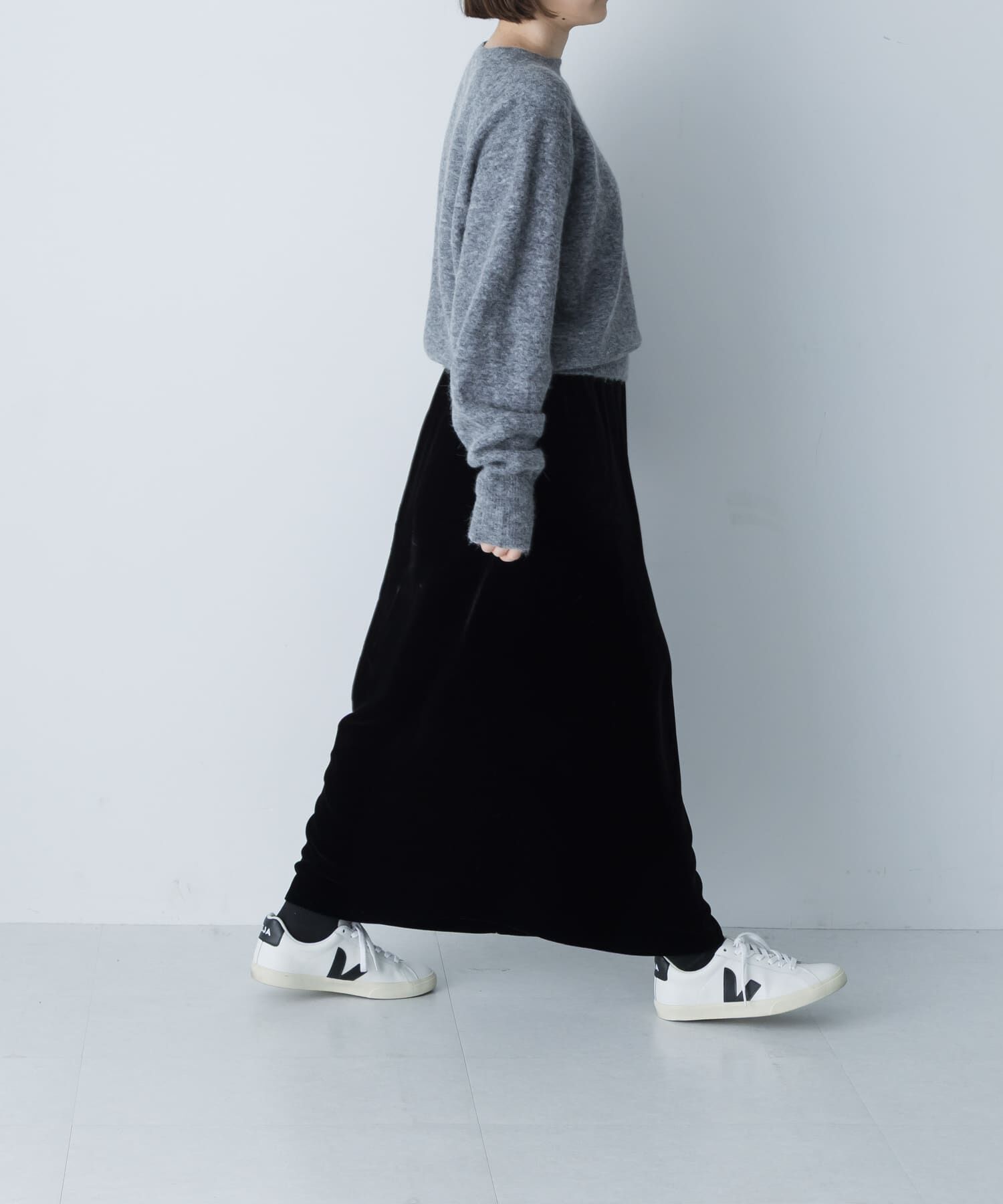 かぐれ「レーヨンシルクベルベットスカート」|スカート|