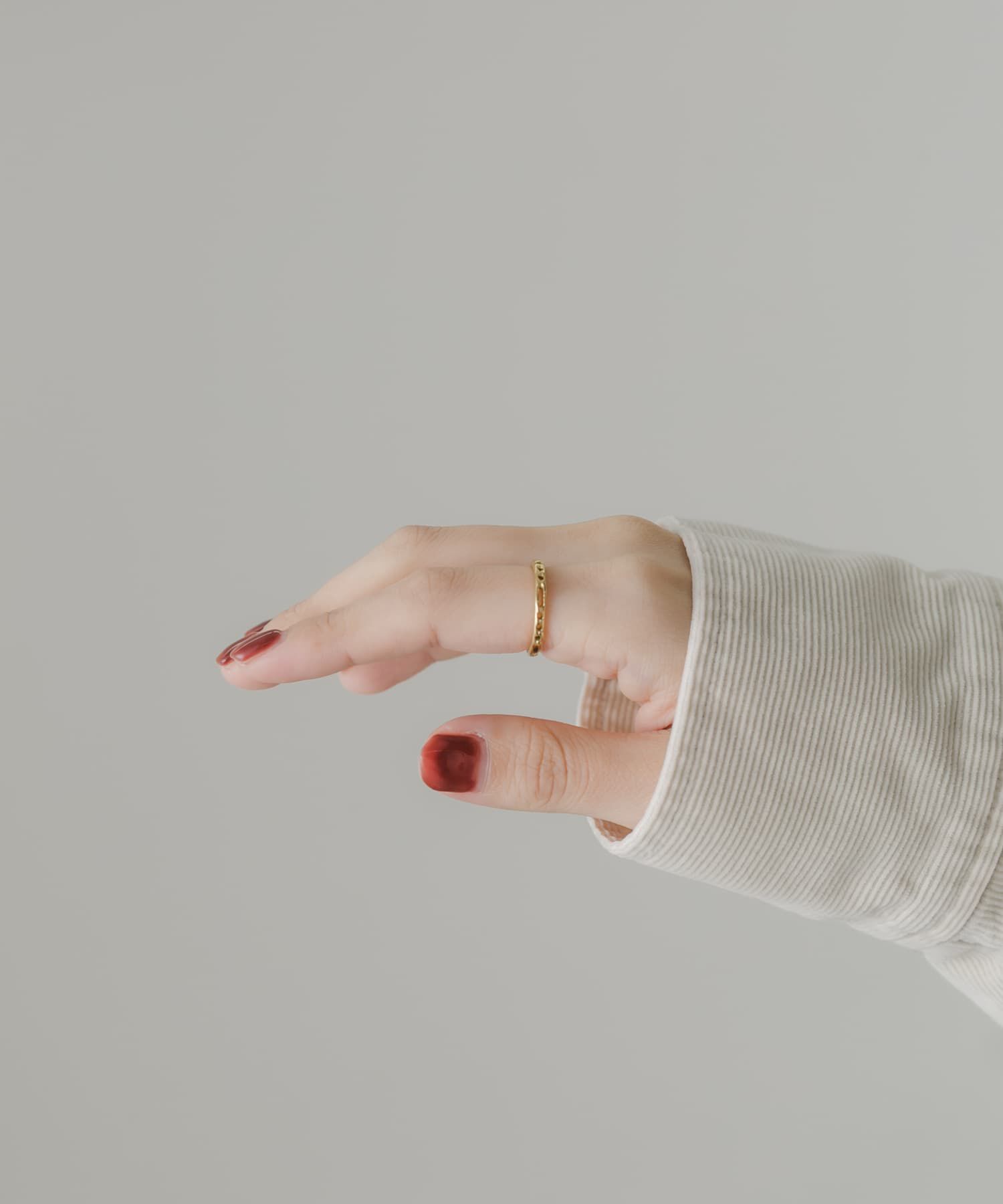 SMELLY「ステンレスチェーンモチーフリング」|リング|