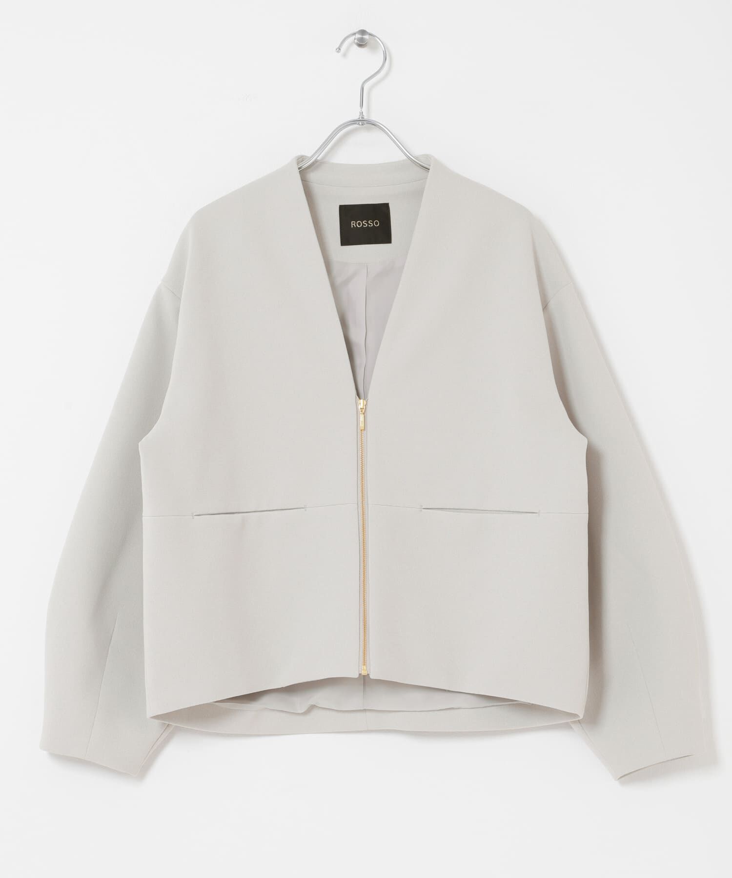 URBAN RESEARCH ROSSO「ストレッチジョーゼットブルゾン」|ブルゾン・スタジャン|