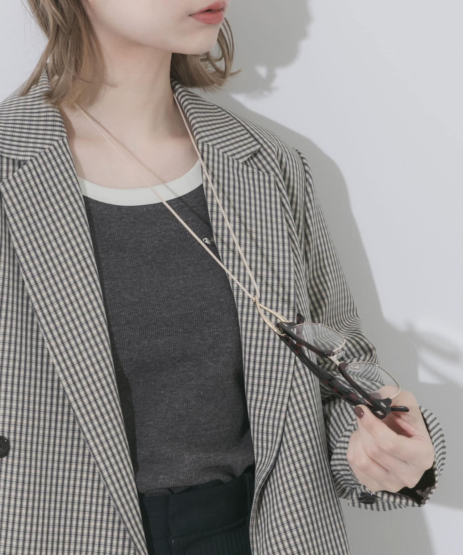 SMELLY「ニュアンスメタルメガネホルダー」|メガネ|