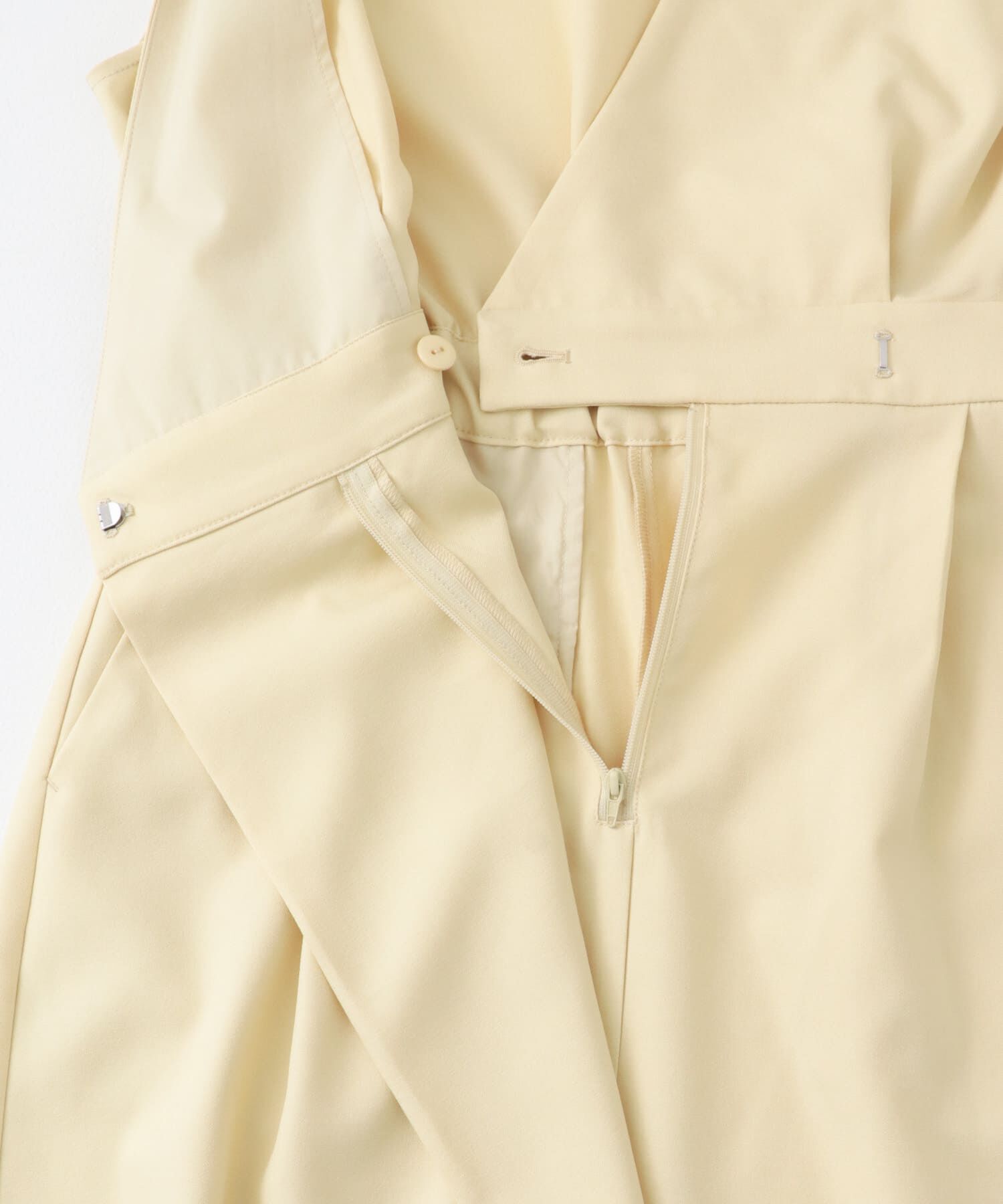  「カシュクールラップジャンパースカート」|ワンピース|