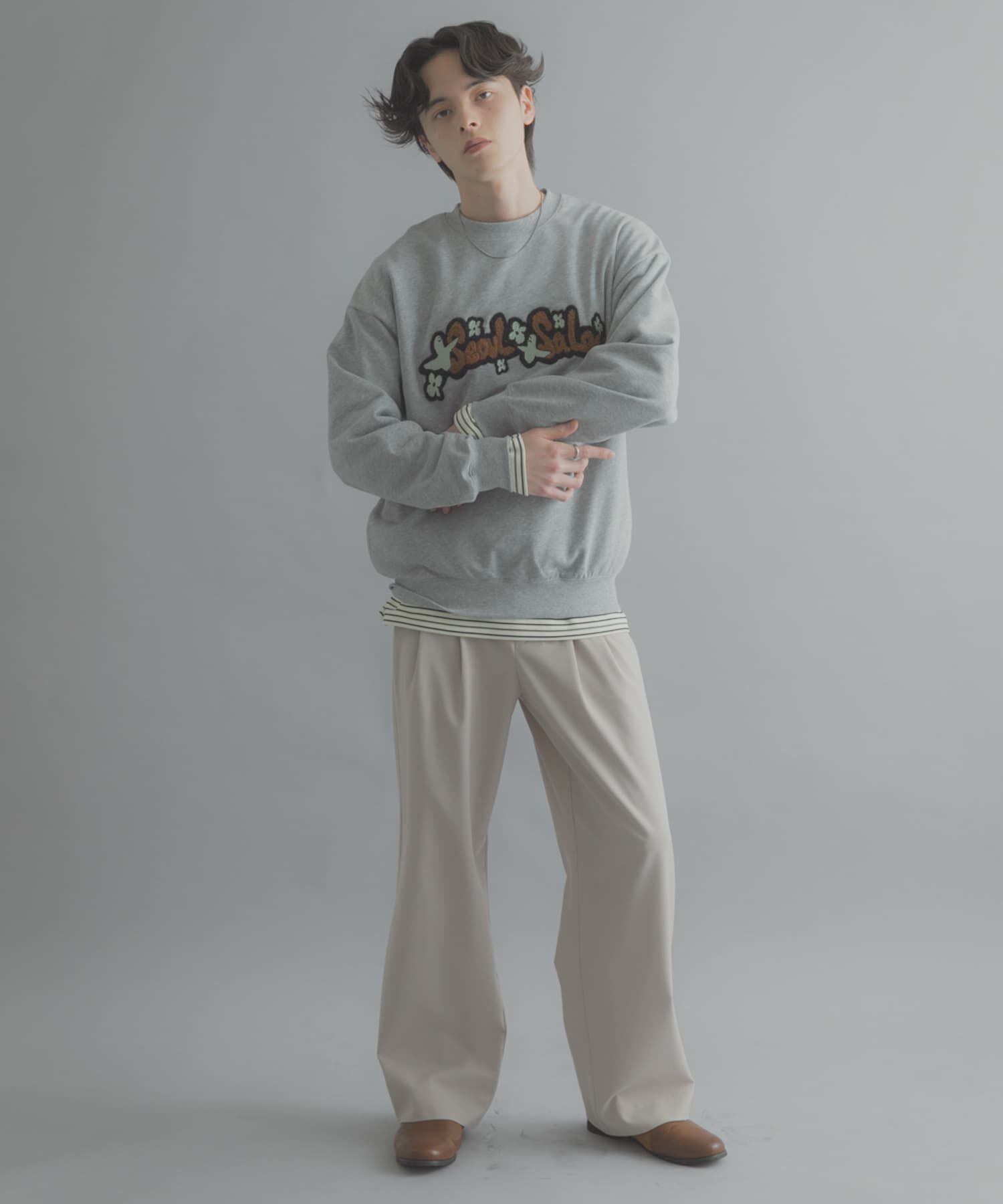 SENSE OF PLACE by URBAN RESEARCH「『別注』MARK GONZALES&times;SENSE OF PLACE　スウェット」|スウェット・ジャージ|