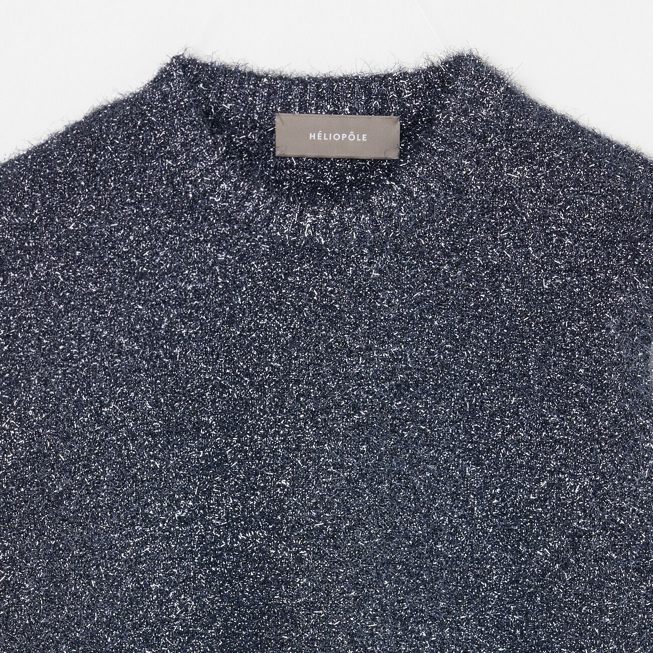 HELIOPOLE「HELIOPOLE FEATHER YARN GLITTER KNIT VEST」|ニット・セーター|