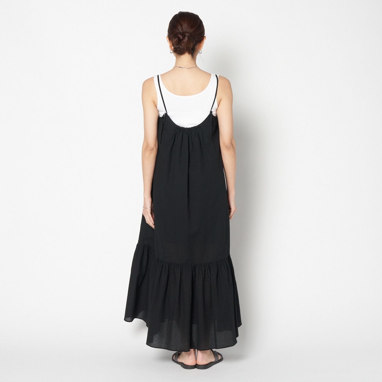 HELIOPOLE「HELIOPOLE SHEERSUCKER CAMI DRESS(SOLID)」|ワンピース|