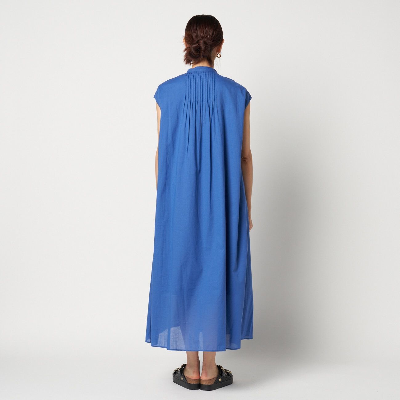  「three dots COTTON LOAN TUCK DRESS」|ワンピース|