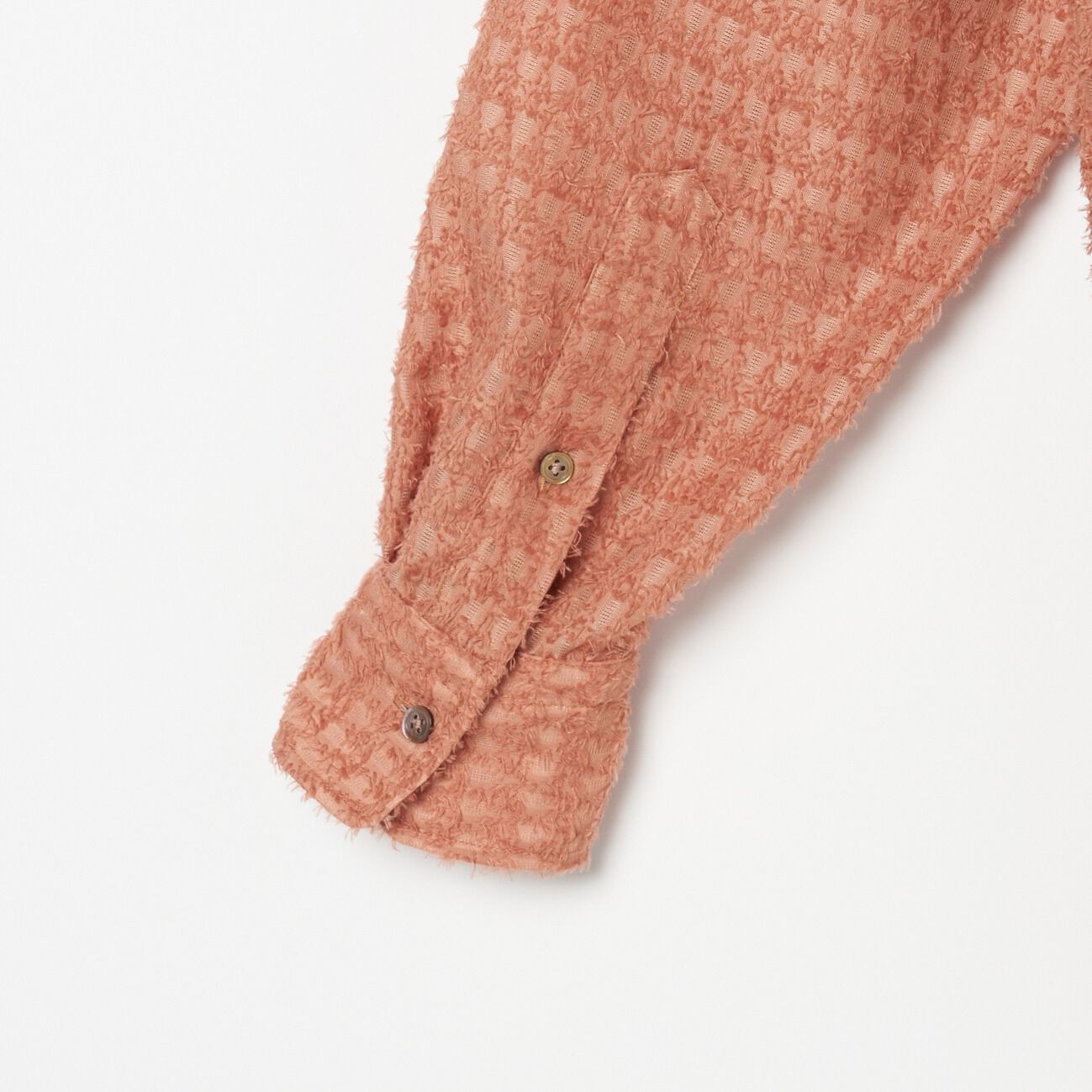 HELIOPOLE「HELIOPOLE CUT JACQUARD BAND COLLAR SHIRT」|シャツ・ブラウス|