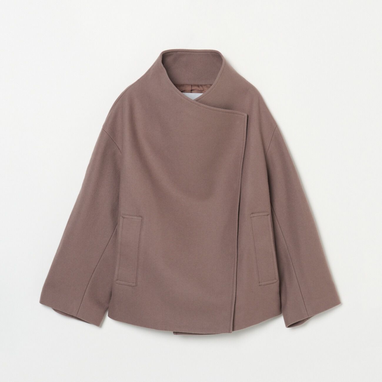 HELIOPOLE「HELIOPOLE WOOL STAND COLLAR BLOUSON」|ブルゾン・スタジャン|ダークブラウン