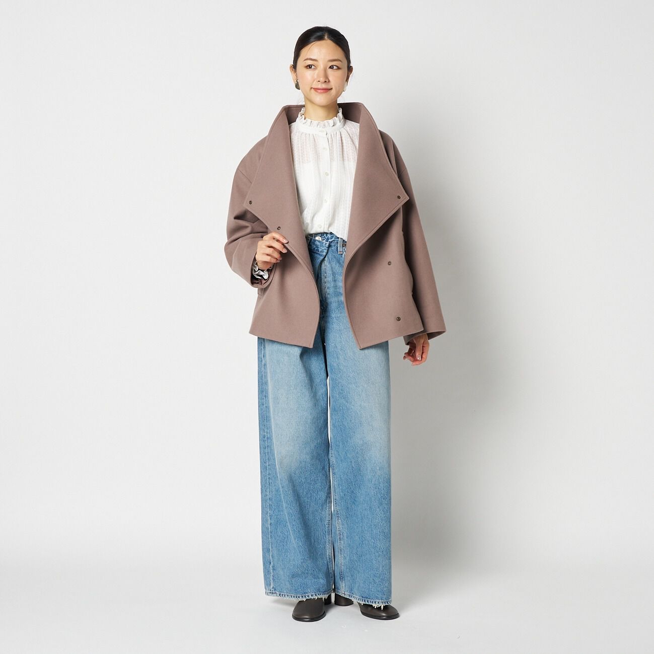 HELIOPOLE「HELIOPOLE WOOL STAND COLLAR BLOUSON」|ブルゾン・スタジャン|