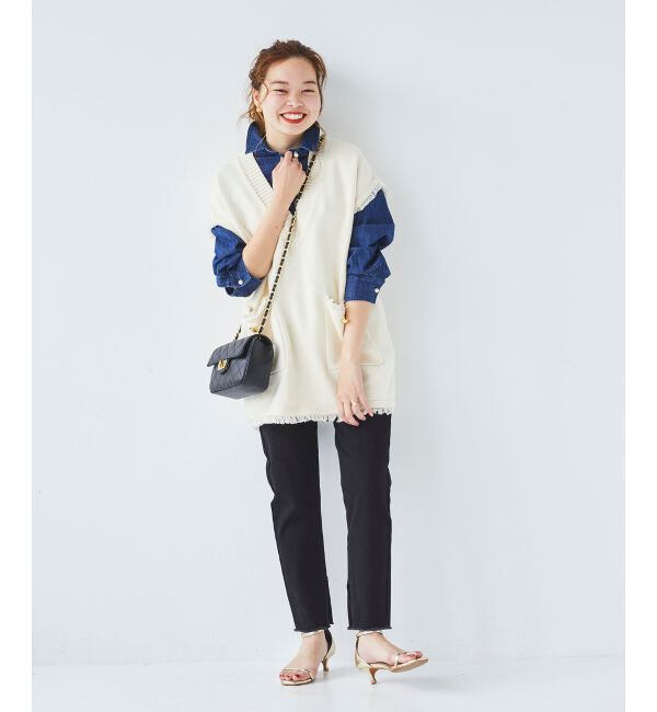  「2WAYストレッチデニムスリムパンツ」|デニム|