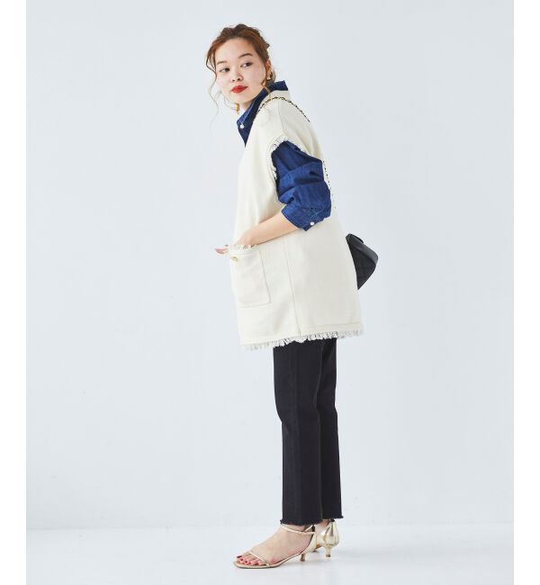  「2WAYストレッチデニムスリムパンツ」|デニム|