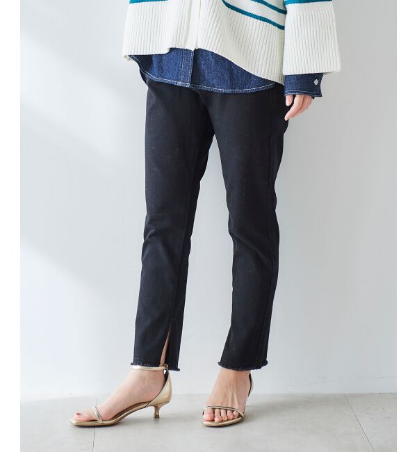  「2WAYストレッチデニムスリムパンツ」|デニム|