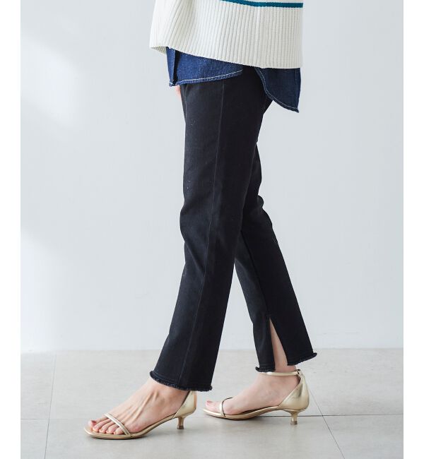  「2WAYストレッチデニムスリムパンツ」|デニム|