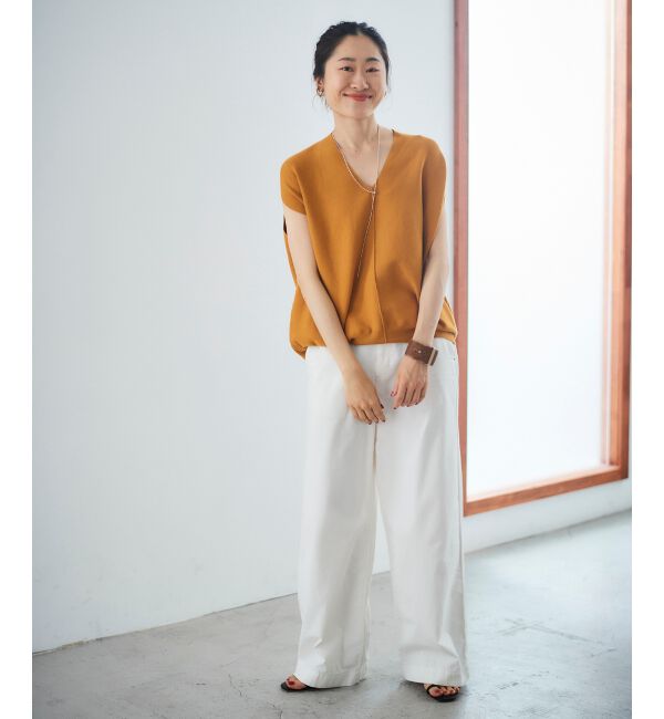 le.coeur blanc「ライトオンスデニムバギーパンツ」|デニム|